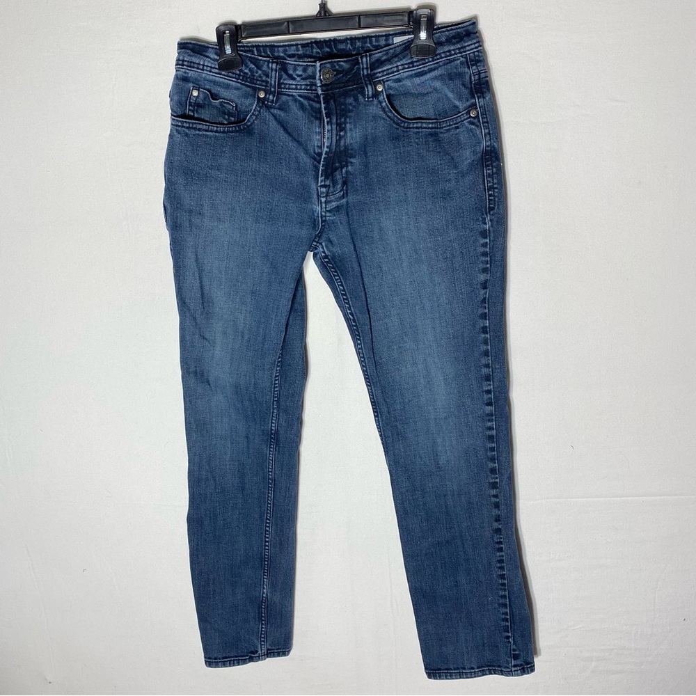 Buffalo David Bitton Jack-X Slim Straight Stretch Med Wash Jeans 32